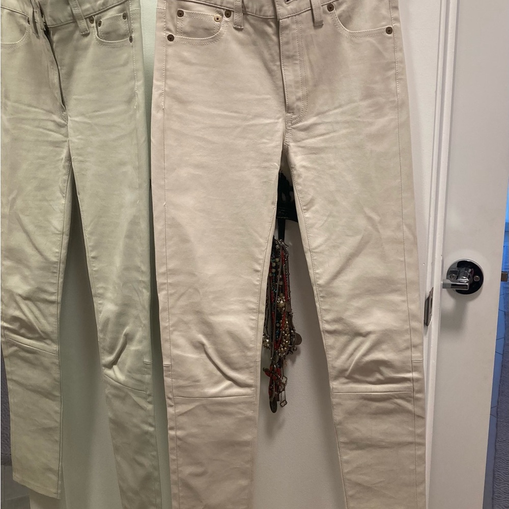 Ralph Lauren White Leather Detail